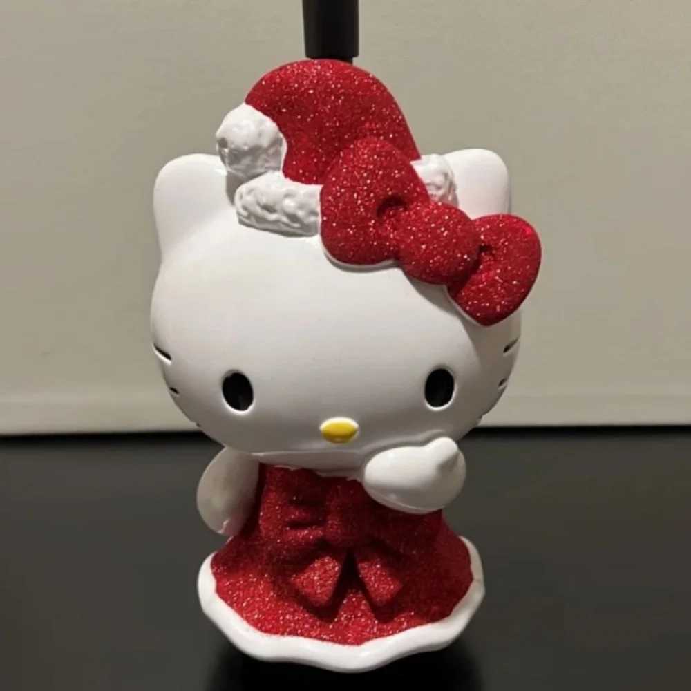 🎀🎄Hello Kitty Glitter Sparkle Dress Holiday Soap Dispenser